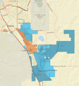 map of Widefield Water Contamination